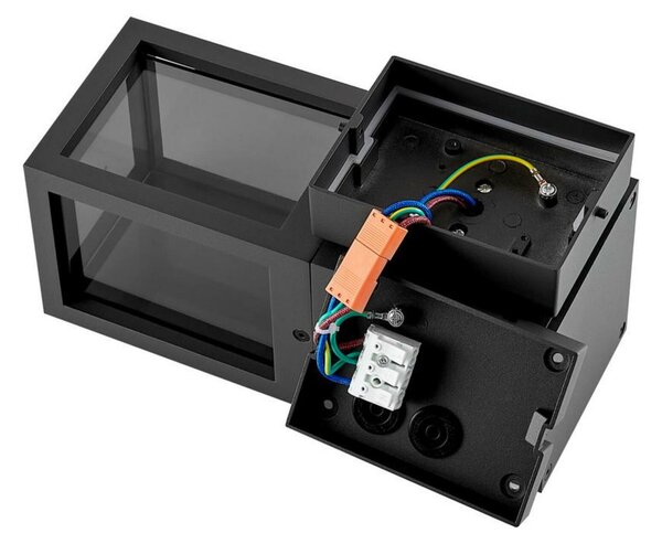 Deko-Light nástěnné přisazené svítidlo - Facado II hranaté tónované, 1x max 20 W, šedá 731151