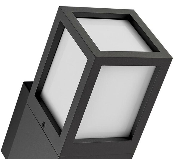 Deko-Light nástěnné přisazené svítidlo - Facado A, 1x max. 20 W E27, antracit 731157