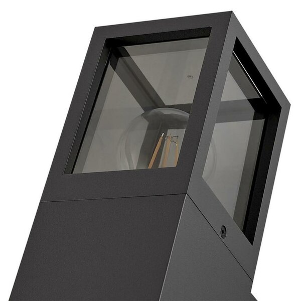 Deko-Light nástěnné přisazené svítidlo - Facado II hranaté tónované, 1x max 20 W, šedá 731151