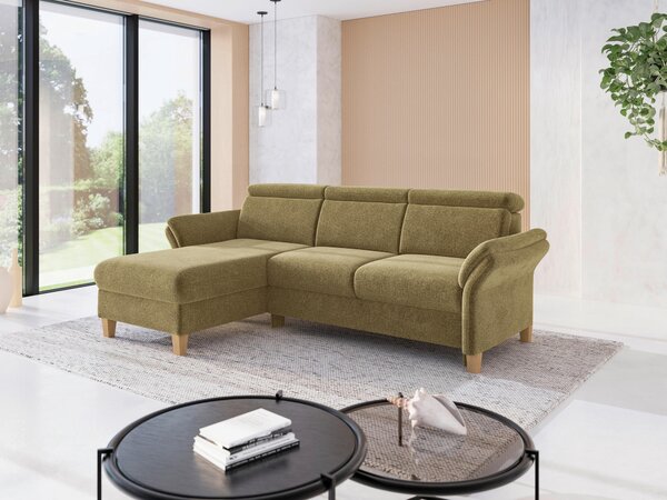 ROHOVÁ SEDAČKA, textil, olivově zelená Sit & More - Sedací soupravy, Online Only