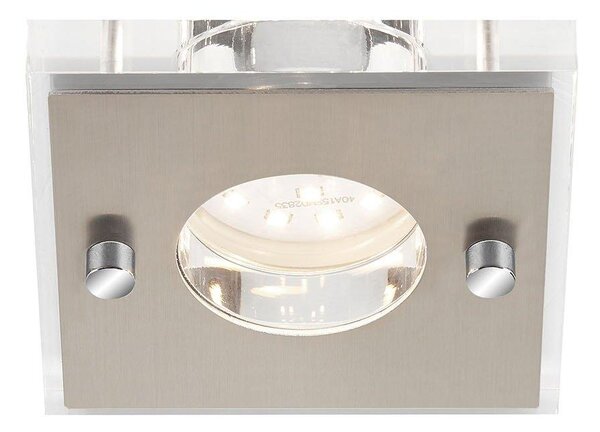 BRI 7215-012 LED vestavné svítidlo, 8,5 cm, 5 W, matný nikl - BRILONER
