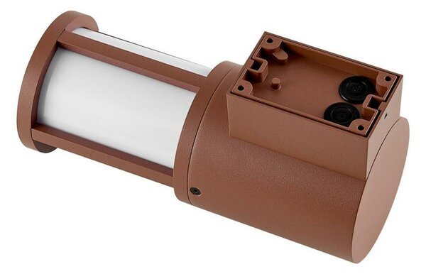 Deko-Light nástěnné přisazené svítidlo - Facado II kulaté opal, 1x max 20 W, rezavá 731156