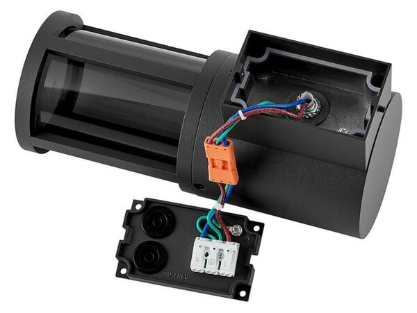 Deko-Light nástěnné přisazené svítidlo - Facado II kulaté tónované, 1x max 20 W, šedá 731153