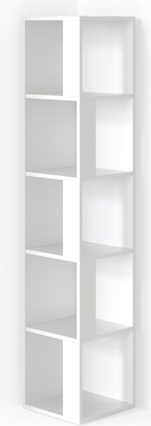 Rohová police Vicco Lio Bílá 33.3 x 162.2 cm, Model 33556