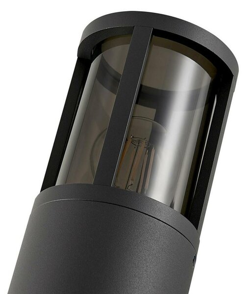 Deko-Light nástěnné přisazené svítidlo - Facado II kulaté tónované, 1x max 20 W, šedá 731153