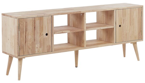TV stolek CHANDLER Dřevo Světle hnědá