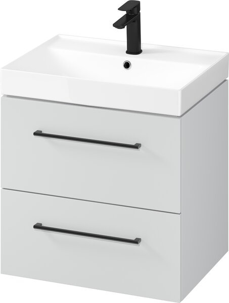 Cersanit Larga skříňka 59.4x44.4x57.2 cm pod umyvadlo závěsná šedá S932-072