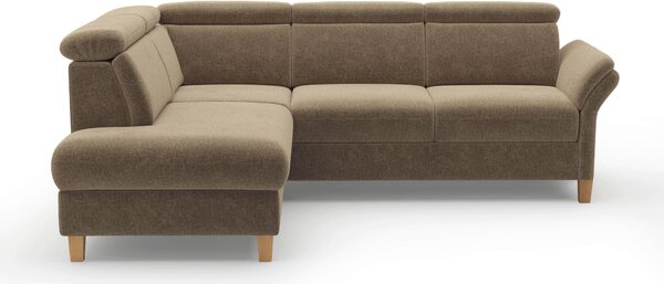 ROHOVÁ SEDAČKA, textil, světle hnědá Sit & More - Sedací soupravy, Online Only