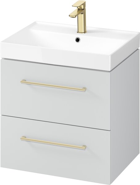 Cersanit Larga skříňka 59.4x44.4x57.2 cm pod umyvadlo závěsná šedá S932-072