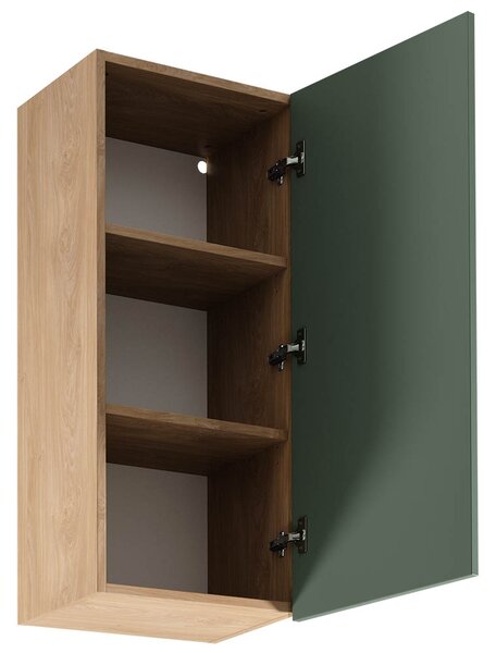 SORENTO pg | horní skříňka G45 policová | 45 cm | PRAVÁ | puccini/zelená