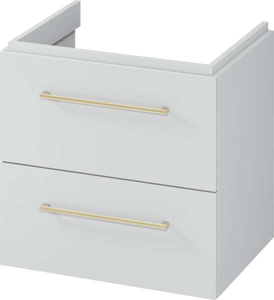 Cersanit Larga skříňka 59.4x44.4x57.2 cm pod umyvadlo závěsná šedá S932-072