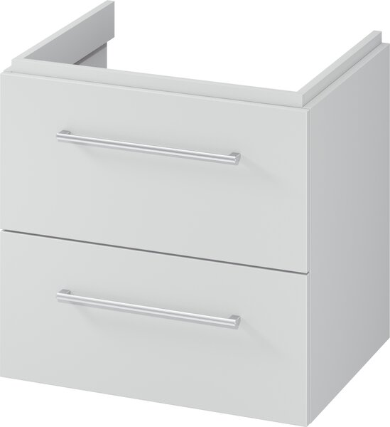 Cersanit Larga skříňka 59.4x44.4x57.2 cm pod umyvadlo závěsná šedá S932-072