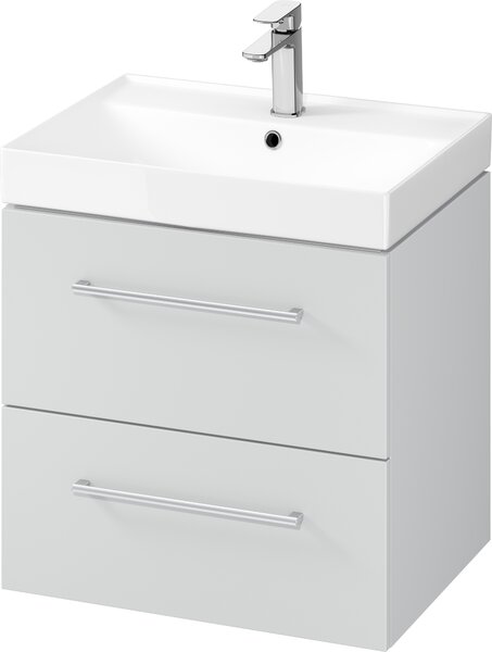 Cersanit Larga skříňka 59.4x44.4x57.2 cm pod umyvadlo závěsná šedá S932-072