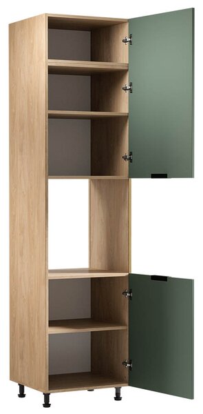 Kuchyňská linka SORENTO pg | 430x270 cm | puccini/zelená