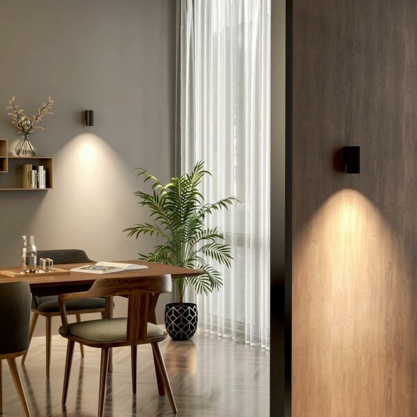 Deko-Light nástěnné přisazené svítidlo - Can IP20, 1x 7,5 W GU10, černá 341342