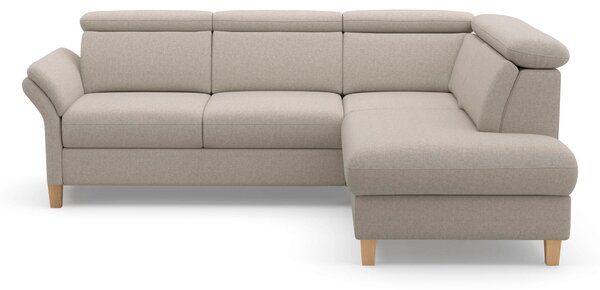 ROHOVÁ SEDAČKA, textil, šedohnědá Sit & More - Sedací soupravy, Online Only