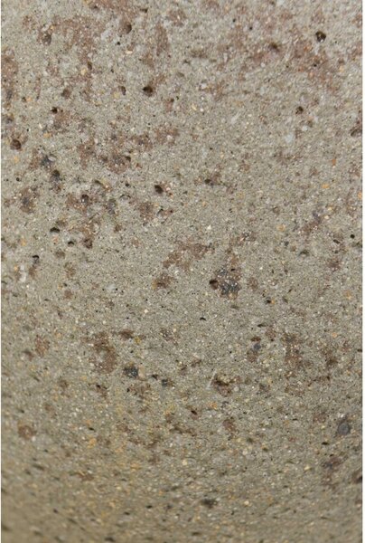 Kulatý květináč RAFIOT, vláknocement, 32x27 cm, šedý