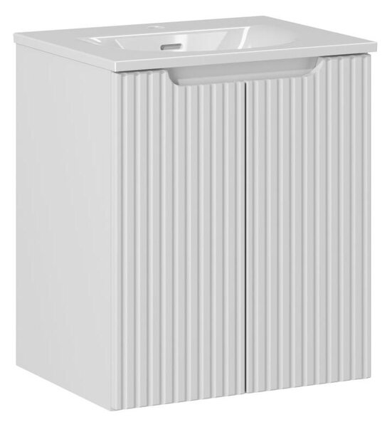Sada skříňka Comad Nova White NOVA WHITE 82-50-2D, umyvadlo Comad Sky 3 SKY 3 50CM DP (E-8099-3-50)