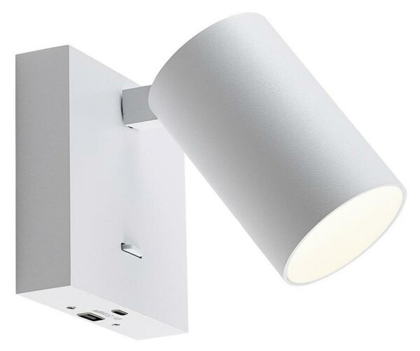 Deko-Light nástěnné přisazené svítidlo - Can Tilt hranaté USB, 1x 7,5 W GU10, bílá 341339
