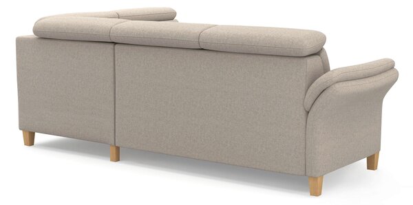 ROHOVÁ SEDAČKA, textil, šedohnědá Sit & More - Sedací soupravy, Online Only