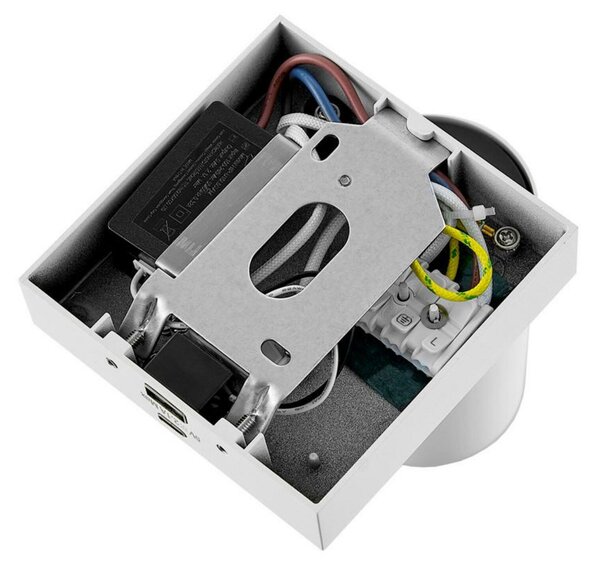 Deko-Light nástěnné přisazené svítidlo - Can Tilt hranaté USB, 1x 7,5 W GU10, bílá 341339