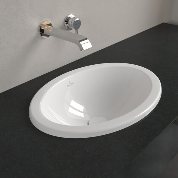 Villeroy & Boch Loop & Friends umyvadlo 50.5x36 cm oválné zápustný bílá lesk 4A610001