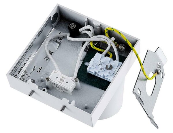 Deko-Light nástěnné přisazené svítidlo - Can Tilt hranaté, 1x 7,5 W GU10, bílá 341337