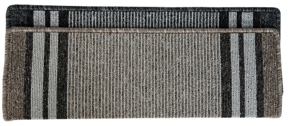 Vopi Nášlapy na schody Gandia béžový obdélník, samolepící - 24x65 obdélník (rozměr včetně ohybu)