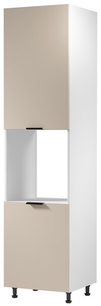 SORENTO pl | vysoká skříňka D60PWN na vestavnou troubu | 60 cm | LEVÁ | bílá/béžová