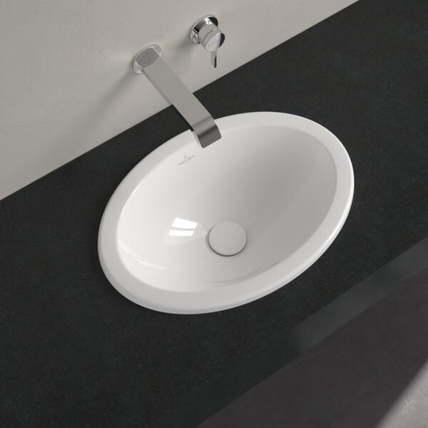 Villeroy & Boch Loop & Friends umyvadlo 50.5x36 cm oválné zápustný bílá lesk 4A610001