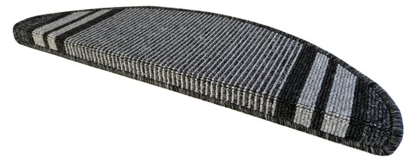 Vopi Nášlapy na schody Gandia šedý půlkruh, samolepící - 24x65 půlkruh (rozměr včetně ohybu)