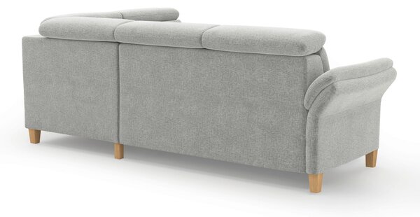 ROHOVÁ SEDAČKA, textil, světle šedá Sit & More - Sedací soupravy, Online Only