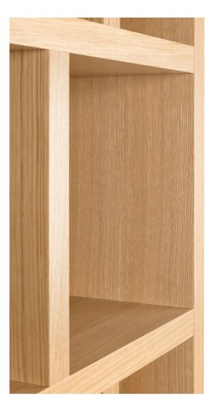 Knihovna v dekoru dubu v přírodní barvě 70x198 cm Berlin – TemaHome