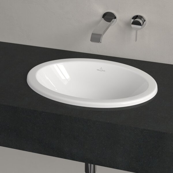 Villeroy & Boch Loop & Friends umyvadlo 50.5x36 cm oválné zápustný bílá lesk 4A610001