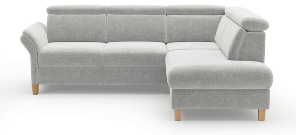 ROHOVÁ SEDAČKA, textil, světle šedá Sit & More - Sedací soupravy, Online Only