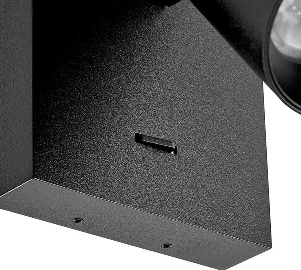 Deko-Light nástěnné přisazené svítidlo - Can Tilt hranaté, 1x 7,5 W GU10, černá 341338