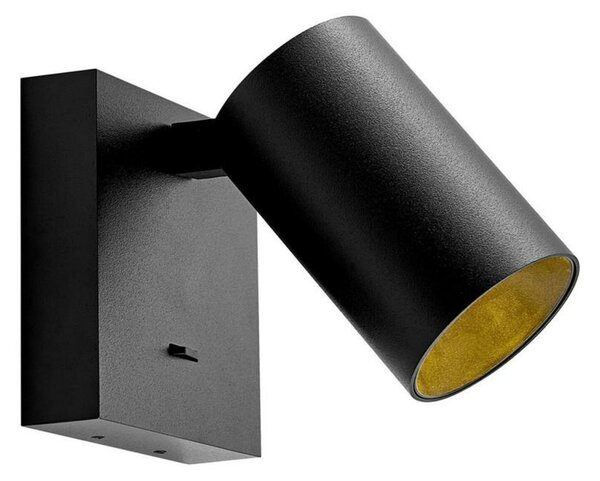 Deko-Light nástěnné přisazené svítidlo - Can Tilt hranaté, 1x 7,5 W GU10, černá 341338