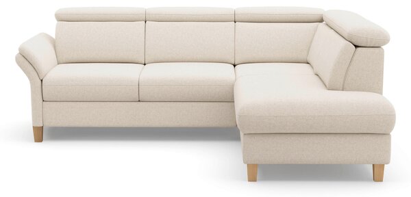 ROHOVÁ SEDAČKA, textil, krémová Sit & More - Sedací soupravy, Online Only