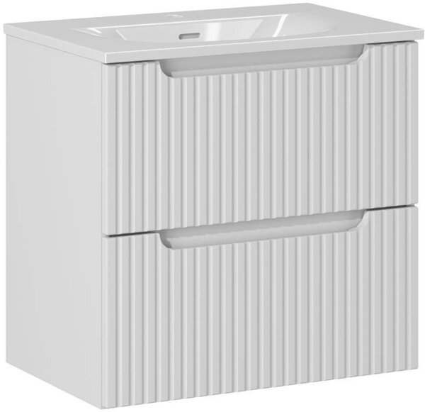 Sada skříňka Comad Nova White NOVA WHITE 82-60-2S, umyvadlo Comad Sky 3 SKY 3 60CM DP (E-8099-3-60)