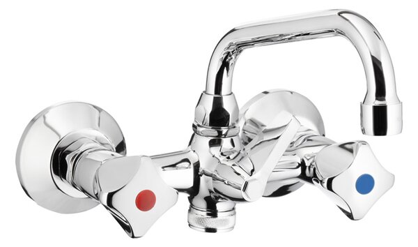 KFA Armatura Standard umyvadlová baterie na stěnu chrom 300-319-00