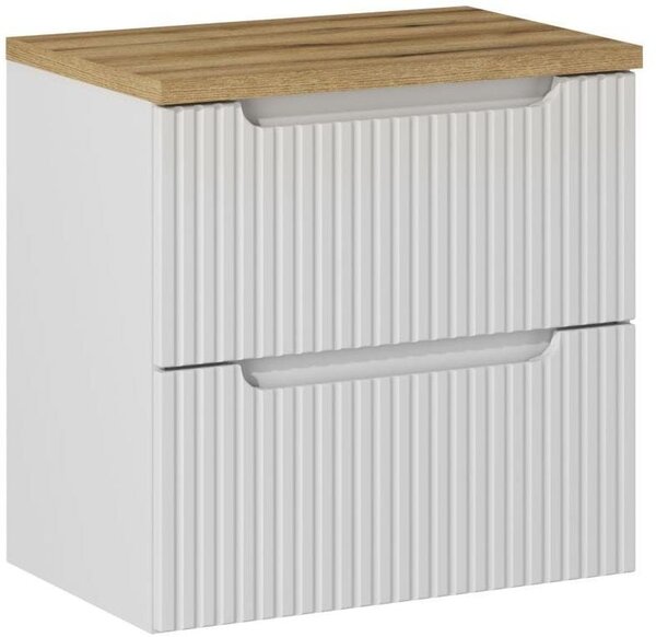 Sada skříňka Comad Nova White NOVA WHITE 82-60-2S, deska Comad Nova Oak NOVA OAK A 89-60