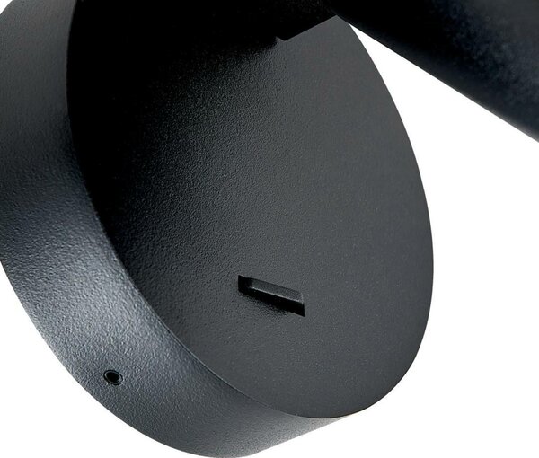 Deko-Light nástěnné přisazené svítidlo - Can Tilt kulaté, 1x 7,5 W GU10, černá 341334