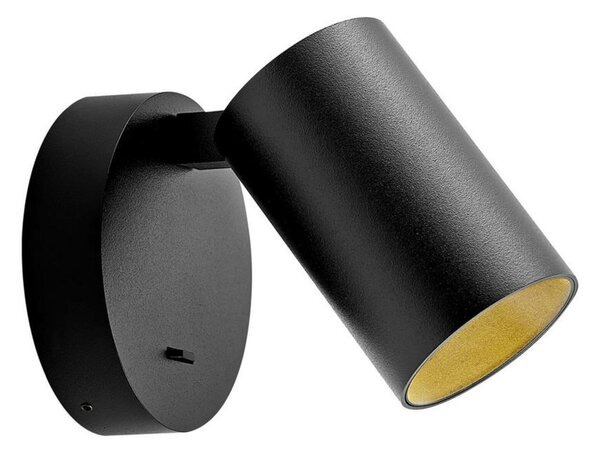 Deko-Light nástěnné přisazené svítidlo - Can Tilt kulaté, 1x 7,5 W GU10, černá 341334