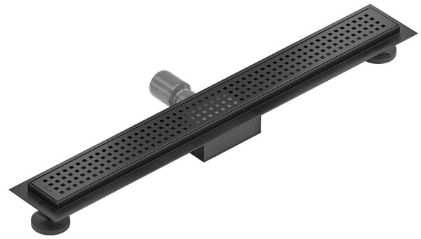 Sprchový žlab MEXEN SQUARES BLACK - černý
