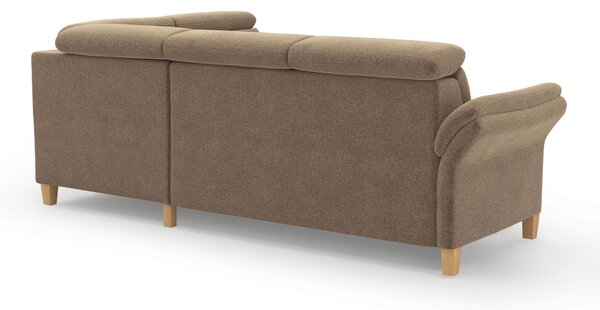 ROHOVÁ SEDAČKA, textil, světle hnědá Sit & More - Sedací soupravy, Online Only