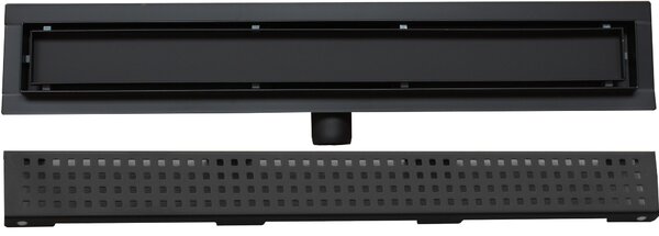 Sprchový žlab MEXEN SQUARES BLACK - černý