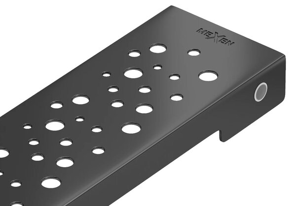 Sprchový žlab MEXEN BUBBLE BLACK - černý