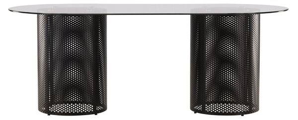 Jídelní stůl Glasgow x Josefin Lustig, černý, 100x200