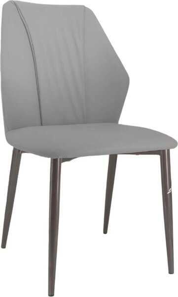 Eetkamerstoelen Lavio - Sada 2 kusů - Elegantní kuchyňská nebo restaurační židle - Lounge - Tmavě šedá
