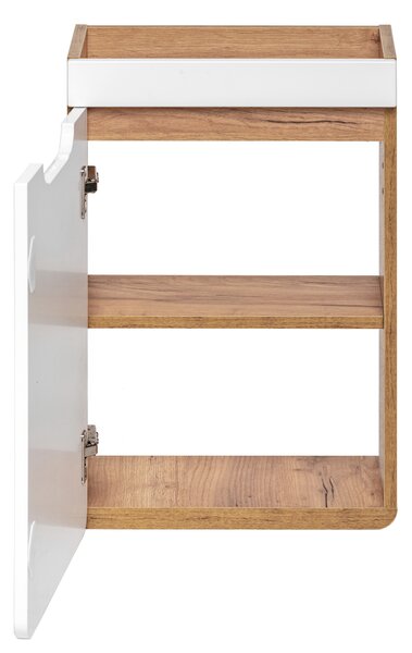 Koupelnová závěsná skříňka pod umyvadlo BÁRA 40 cm